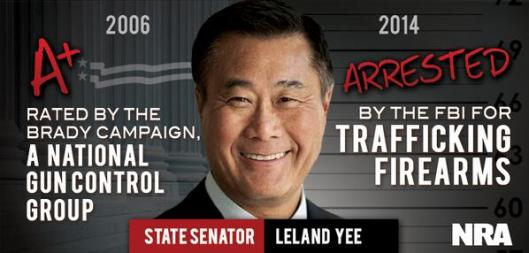 California State Senator Leland Yee Gun Runner Anti-Second Amendment