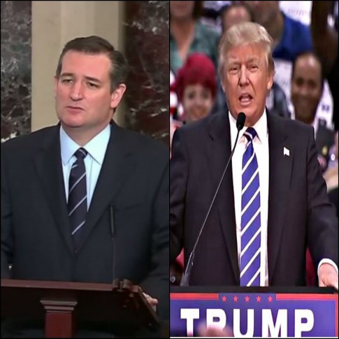 Ted Cruz Donald Trump screenshots